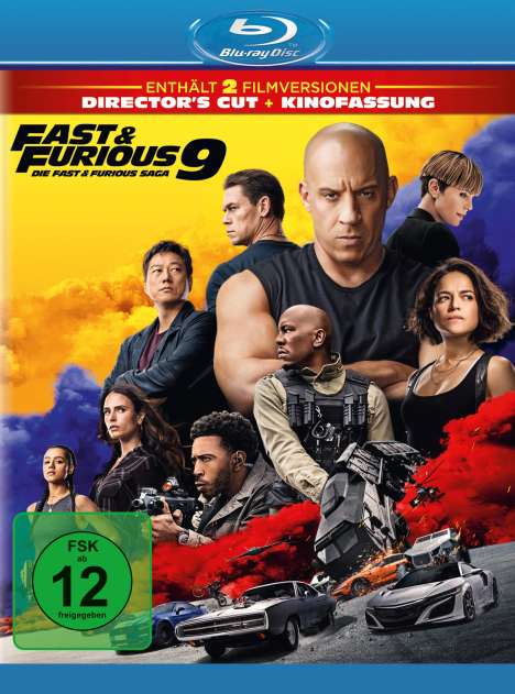Fast &amp; Furious 9 - Die Fast &amp; Furious Saga (Blu-ray), Blu-ray Disc