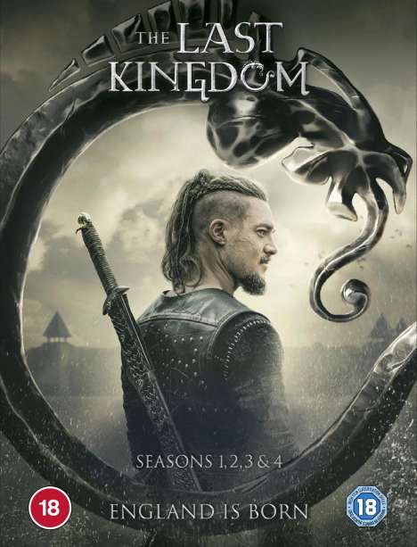 The Last Kingdom Season 1-4 (UK Import), 14 DVDs