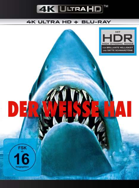 Der weiße Hai (45th Anniversary Limited Edition) (Ultra HD Blu-ray &amp; Blu-ray), 1 Ultra HD Blu-ray und 1 Blu-ray Disc