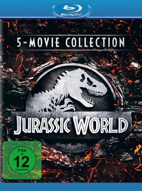 Jurassic World - 5-Movie Collection (Blu-ray), 5 Blu-ray Discs