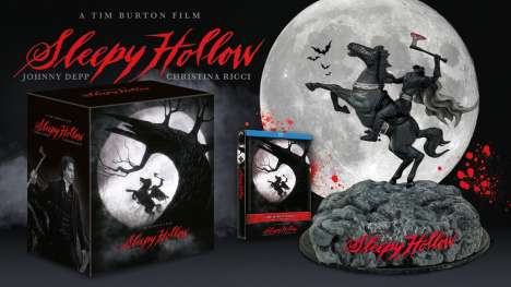 Sleepy Hollow (Limitierte Büsten Edition) (Blu-ray &amp; DVD im Mediabook), 1 Blu-ray Disc und 1 DVD