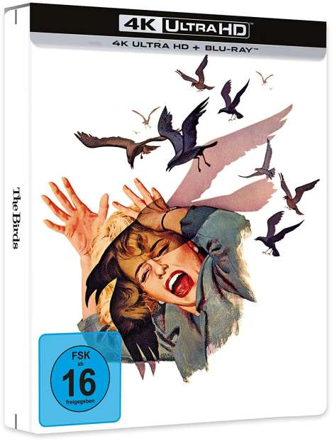 Die Vögel (Ultra HD Blu-ray &amp; Blu-ray im Steelbook), 1 Ultra HD Blu-ray und 1 Blu-ray Disc