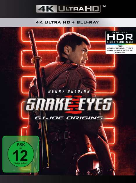 Snake Eyes: G.I. Joe Origins (Ultra HD Blu-ray &amp; Blu-ray), 1 Ultra HD Blu-ray und 1 Blu-ray Disc
