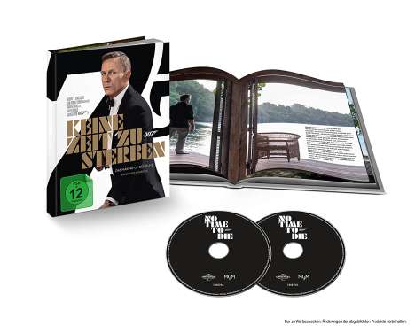 James Bond: Keine Zeit zu sterben (Blu-ray im Digibook), 2 Blu-ray Discs