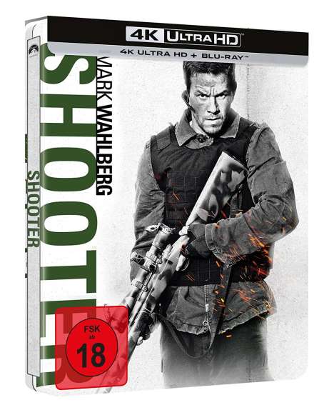 Shooter (2007) (Ultra HD Blu-ray &amp; Blu-ray im Steelbook), 1 Ultra HD Blu-ray und 1 Blu-ray Disc
