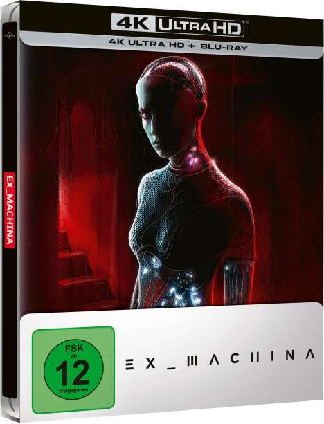 Ex_Machina (Ultra HD Blu-ray &amp; Blu-ray im Steelbook), 1 Ultra HD Blu-ray und 1 Blu-ray Disc