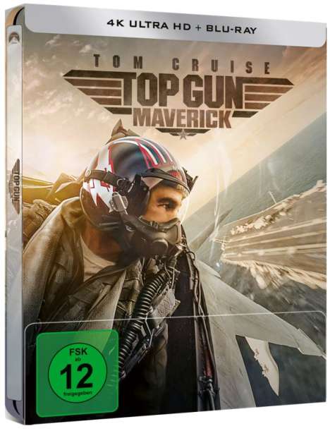 Top Gun: Maverick (Ultra HD Blu-ray &amp; Blu-ray im Steelbook), 1 Ultra HD Blu-ray und 1 Blu-ray Disc