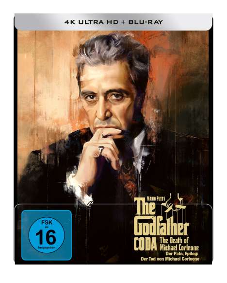 Der Pate: Der Tod von Michael Corleone - Epilog (Ultra HD Blu-ray &amp; Blu-ray im Steelbook), 1 Ultra HD Blu-ray und 1 Blu-ray Disc