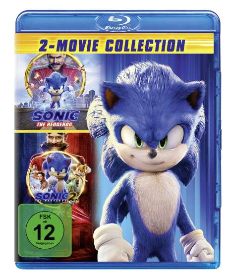 Sonic the Hedgehog 1 &amp; 2 (Blu-ray), 2 Blu-ray Discs