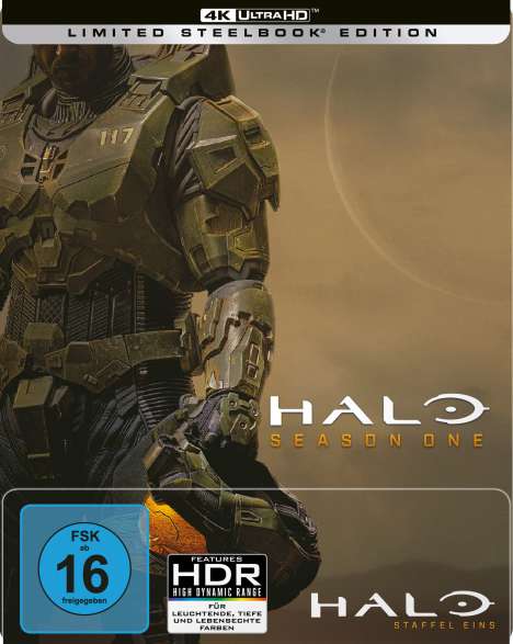 Halo Staffel 1 (Ultra HD Blu-ray im Steelbook), 5 Ultra HD Blu-rays