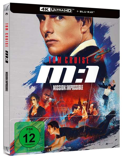 Mission: Impossible 1 (Ultra HD Blu-ray &amp; Blu-ray im Steelbook), 1 Ultra HD Blu-ray und 1 Blu-ray Disc