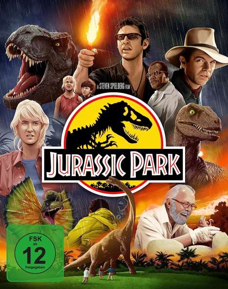 Jurassic Park (Deluxe Edition) (Ultra HD Blu-ray &amp; Blu-ray), 1 Ultra HD Blu-ray und 1 Blu-ray Disc