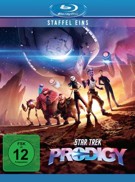 Star Trek: Prodigy Staffel 1 (Blu-ray), 4 Blu-ray Discs