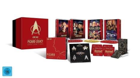 Star Trek: The Picard Legacy Collection (Limited Edition) (Blu-ray), 54 Blu-ray Discs