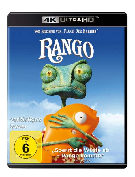 Rango (Ultra HD Blu-ray &amp; Blu-ray), 1 Ultra HD Blu-ray und 1 Blu-ray Disc