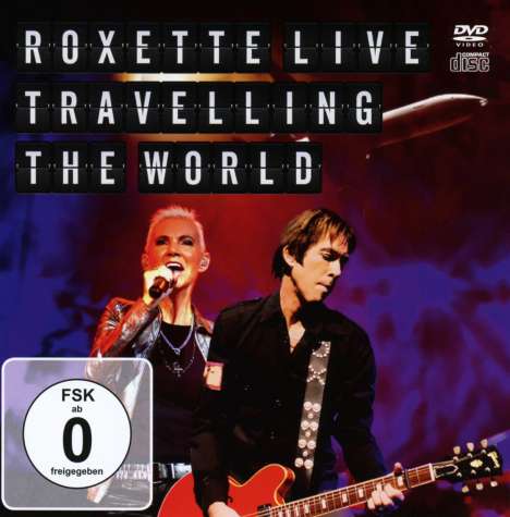 Roxette: Live: Travelling The World 2012 (CD + DVD), 1 DVD und 1 CD