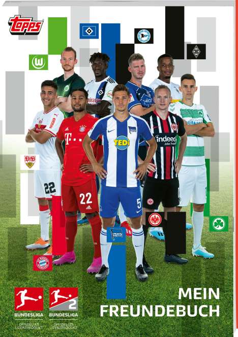 Das offizielle Fußball Bundesliga Freundebuch von topps, Buch