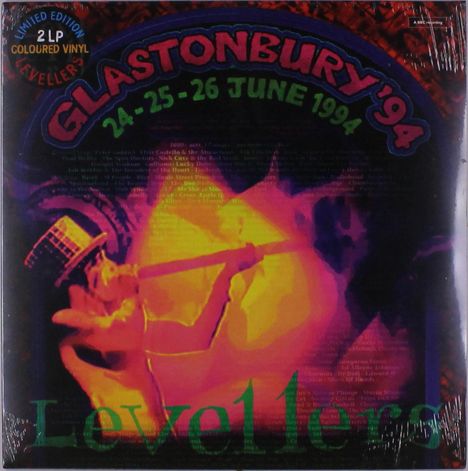 Levellers: Glastonbury '94 (Limited-Edition) (Colored Vinyl), 2 LPs