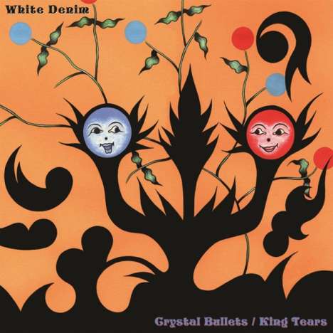 White Denim: Crystal Bullets / King Tears (Limited Edition) (Red &amp; Blue Vinyl), Single 12"