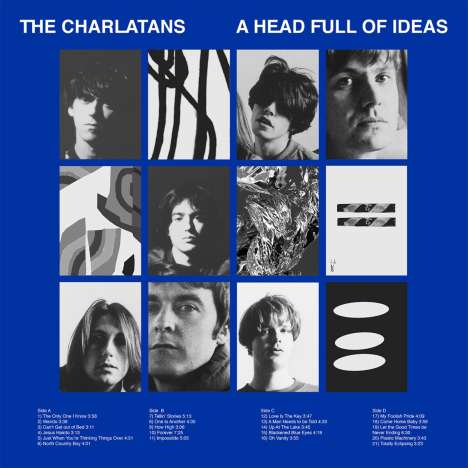 The Charlatans (Brit-Pop): A Head Full Of Ideas (Best Of) (Standard Edition), 2 LPs