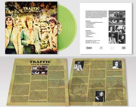 Traffic: Live In London (180g) (Limited Handnumbered Edition) (Light Green Vinyl), LP