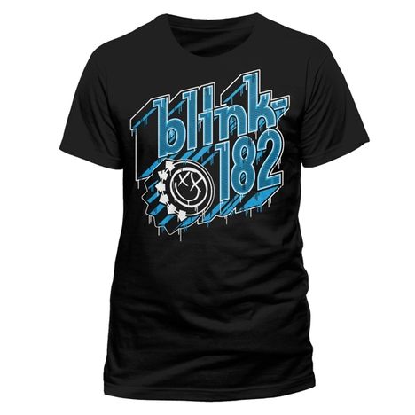 Blink-182: Drip Type (T-Shirt,Schwarz,Größe S), T-Shirt