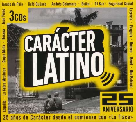 Carácter Latino 25 Aniversario, 3 CDs