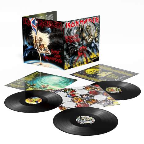 Iron Maiden: The Number Of The Beast / Beast Over Hammersmith (40th Anniversary Edition) (180g) (Black Vinyl), 3 LPs