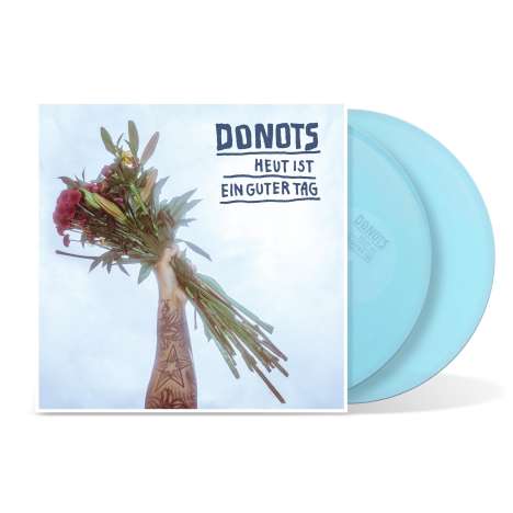 Donots: Heut ist ein guter Tag (180g) (Limited Edition) (Transparent Light Blue Vinyl) (45 RPM), 2 LPs
