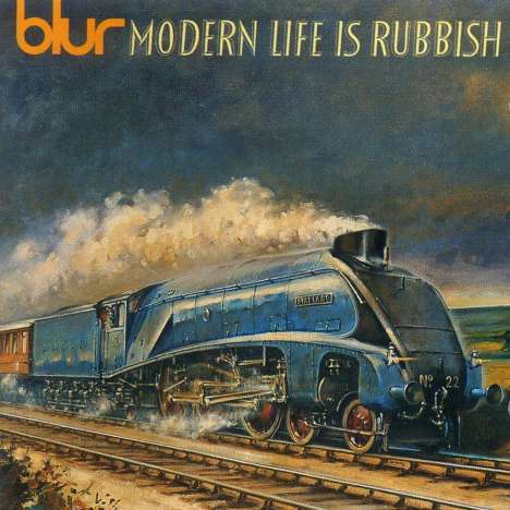 Blur: Modern Life Is Rubbish (Limited 30th Anniversary Edition) (Transparent Orange Vinyl), 2 LPs