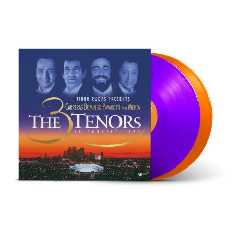 Carreras,Domingo,Pavarotti with Mehta - The 3 Tenors in Concert 1994 (180g / Orange/Purple Vinyl), 2 LPs
