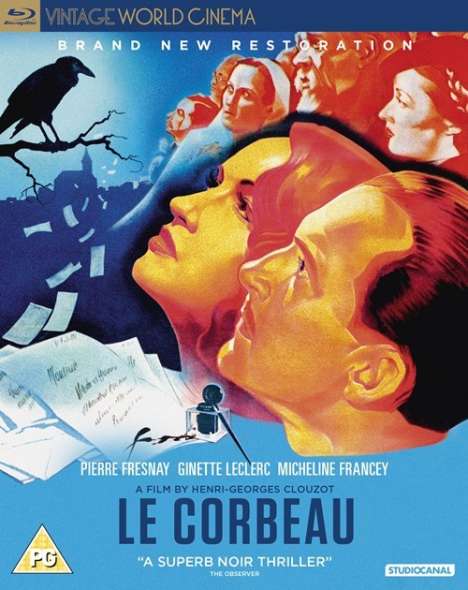 Le Corbeau (1943) (Blu-ray) (UK Import), Blu-ray Disc