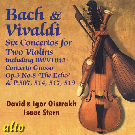 Antonio Vivaldi (1678-1741): Konzerte für 2 Violinen RV 509,512,514,517,522, CD