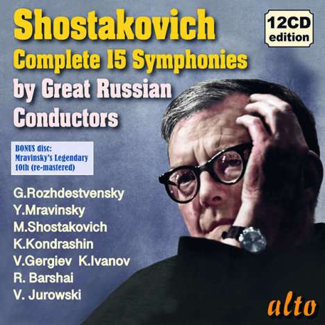 Dmitri Schostakowitsch (1906-1975): Symphonien Nr.1-15, 12 CDs