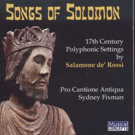 Pro Cantione Antiqua - Songs of Solomon, CD