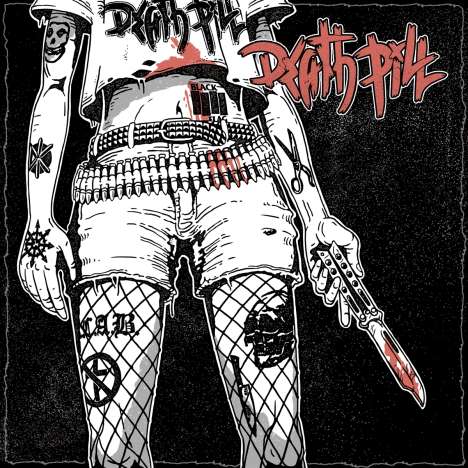 Death Pill: Death Pill (Limited Edition) (Frosted Clear &amp; Red Splatter Vinyl), LP