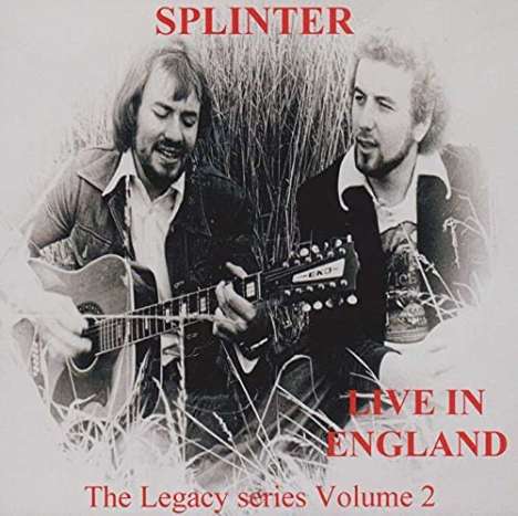 Splinter: Live In England, CD