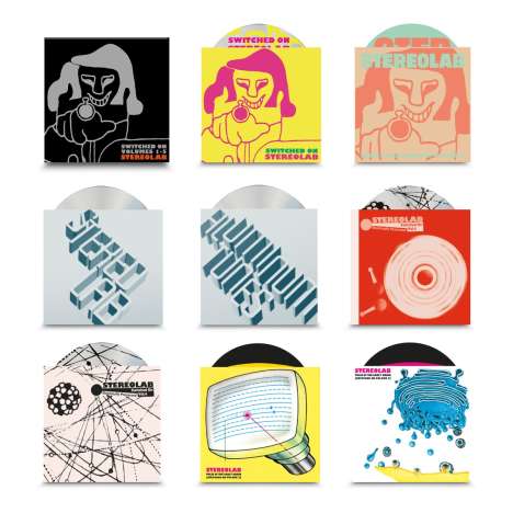 Stereolab: Switched On Volumes 1 - 5, 8 CDs