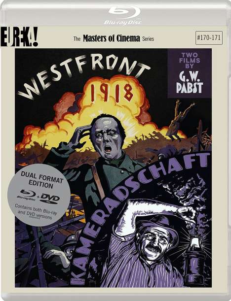 Westfront 1918 / Kameradschaft (1930) (Blu-ray &amp; DVD) (UK-Import mit deutscher Tonspur), 2 Blu-ray Discs und 1 DVD
