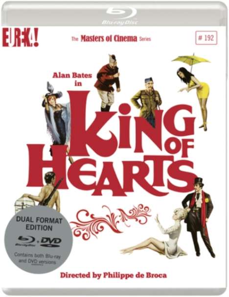 Le roi de coeur (King of Hearts) (Blu-ray &amp; DVD) (UK Import), 1 Blu-ray Disc und 1 DVD
