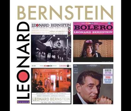 Leonard Bernstein - Dirigent &amp; Pianist, 4 CDs