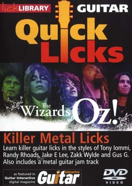 Guitar Quick Licks - The Wizard of Oz! Killer Metal Licks, DVD
