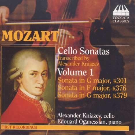 Wolfgang Amadeus Mozart (1756-1791): Sonaten für Violine &amp; Klavier (arr.für Cello &amp; Klavier), CD