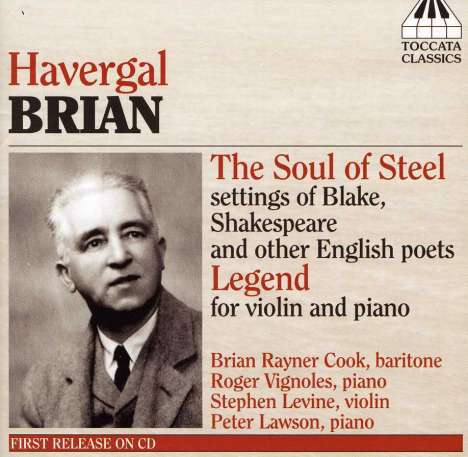 Havergal Brian (1876-1972): Lieder, CD