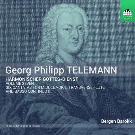 Georg Philipp Telemann (1681-1767): Harmonischer Gottesdienst Vol.7 (Kantaten für mittlere Stimme, Flöte &amp; Bc ), CD