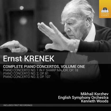 Ernst Krenek (1900-1991): Sämtliche Klavierkonzerte Vol.1, CD