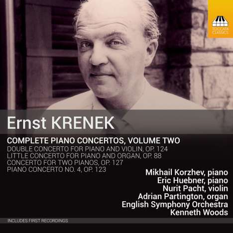 Ernst Krenek (1900-1991): Sämtliche Klavierkonzerte Vol.2, CD