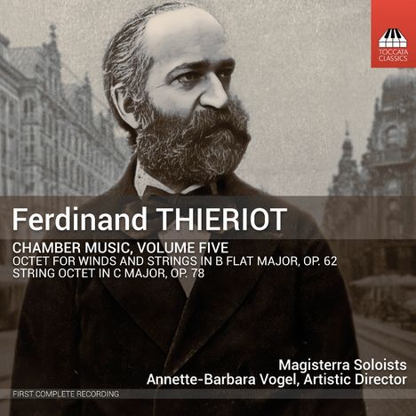 Ferdinand Thieriot, Kammermusik, Band fünf. Porträt eines Mannes mit Bart, Hintergrund unscharf.