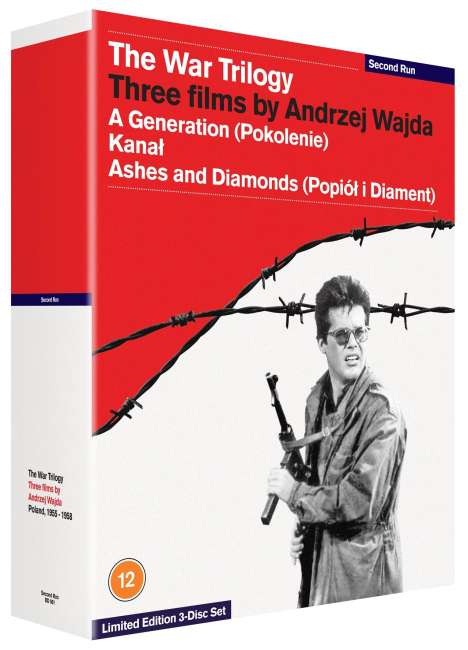 War Trilogy. The - Three Films By Andrzej Wajda (OmU) (Blu-ray) (UK Import), 3 Blu-ray Discs