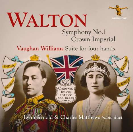 William Walton (1902-1983): Symphonie Nr.1 für Klavier 4-händig, CD